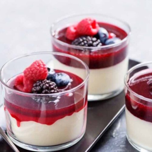 Raspberry Panna Cotta Recipe Masterchef Food