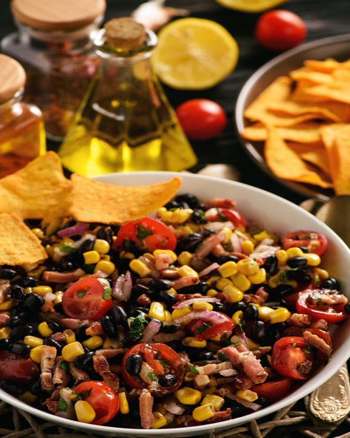 Healthy Black Bean Chili Salad