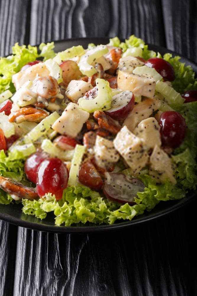 chicken salad with grapes