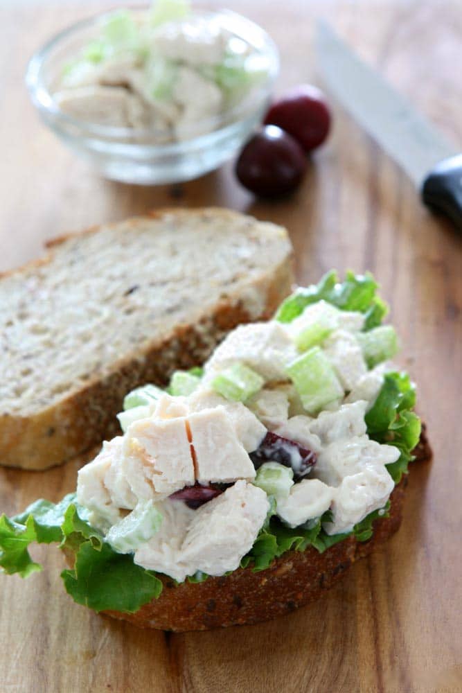 chicken salad with walnuts