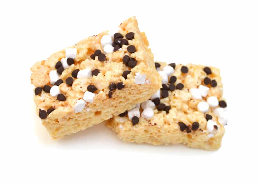 Rice krispie treats with chocolate chips recipe