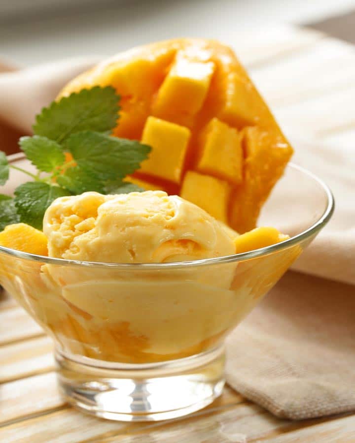 mango ice cream recipe for ice cream maker