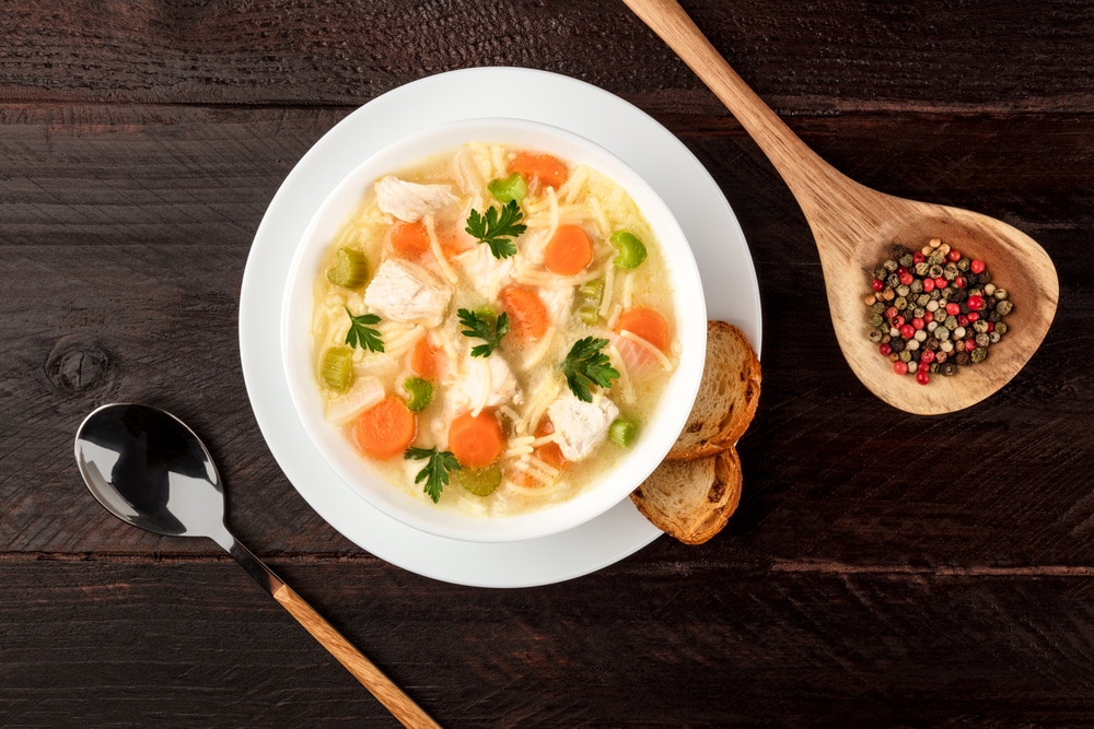 pioneer woman chicken and noodles soup