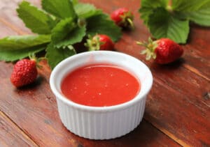 Strawberry sauce