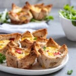 paula deen egg salad toast cups