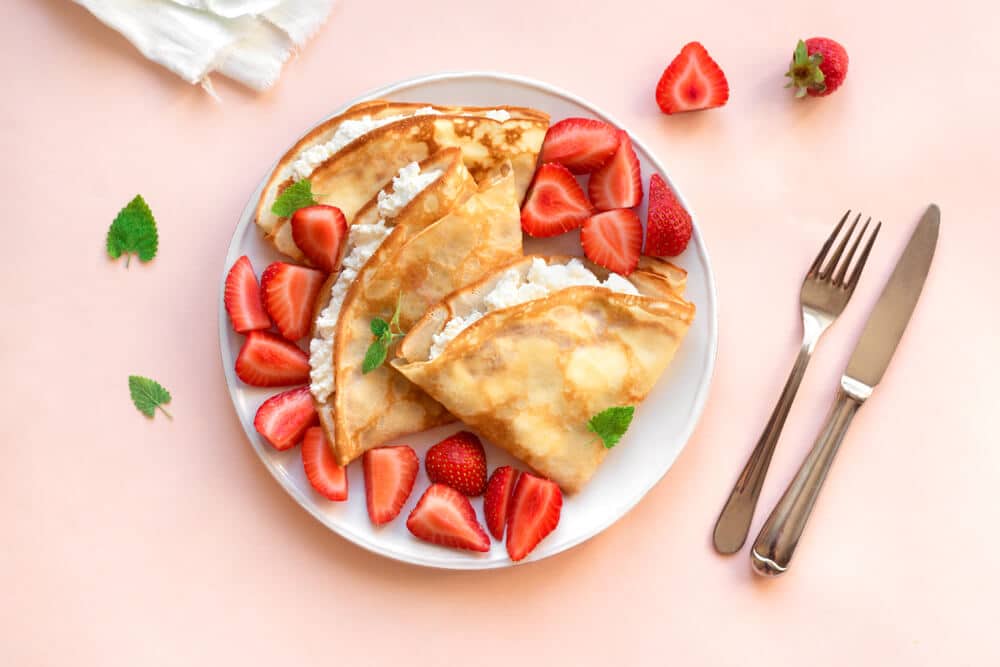 Crepe Recipe with Almond Milk