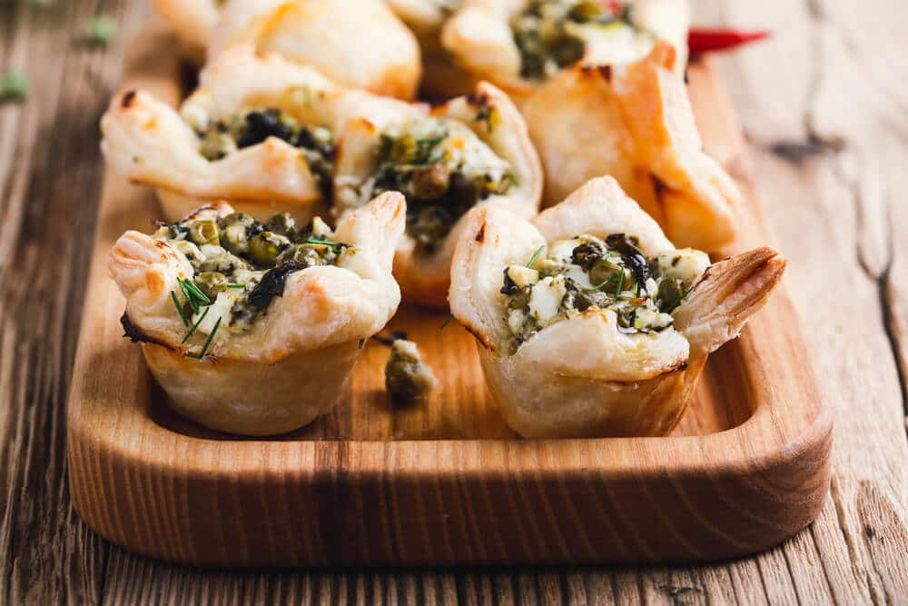 Puff Pastry Cups Appetizers