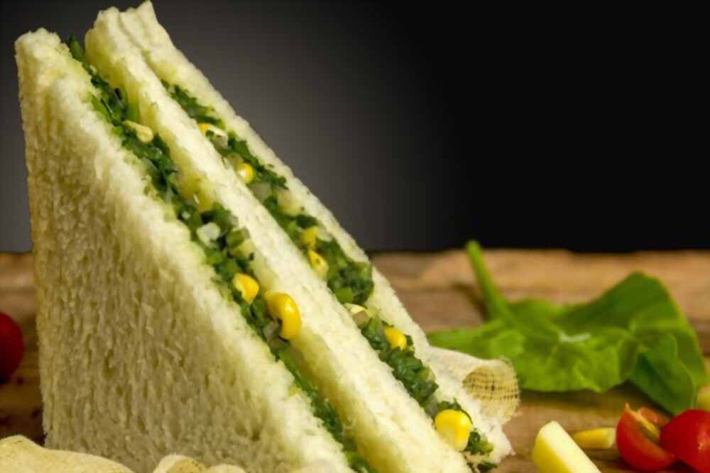 Spinach Corn Sandwich Recipe Cafe Coffee Day