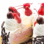 Strawberry Ice Cream Cake with Oreo Crust