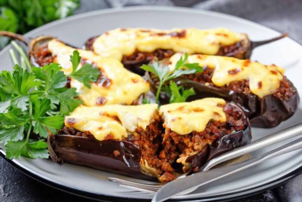 Baked Eggplant Parmesan Recipe Rachael Ray