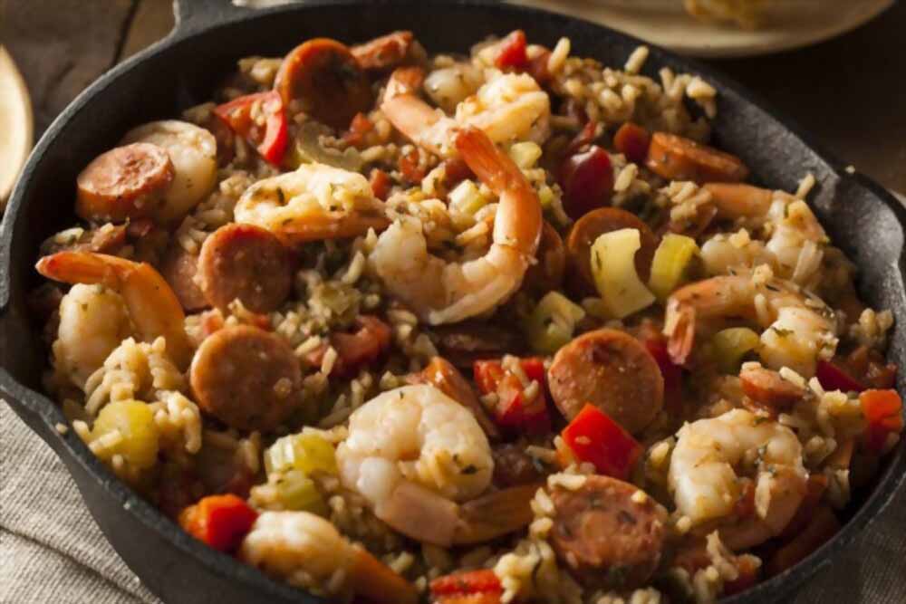 One Pot Chicken and Sausage Jambalaya