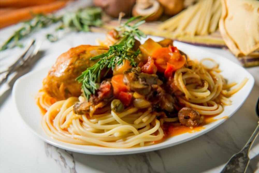 Easy Chicken Cacciatore Recipe with Spaghetti Sauce