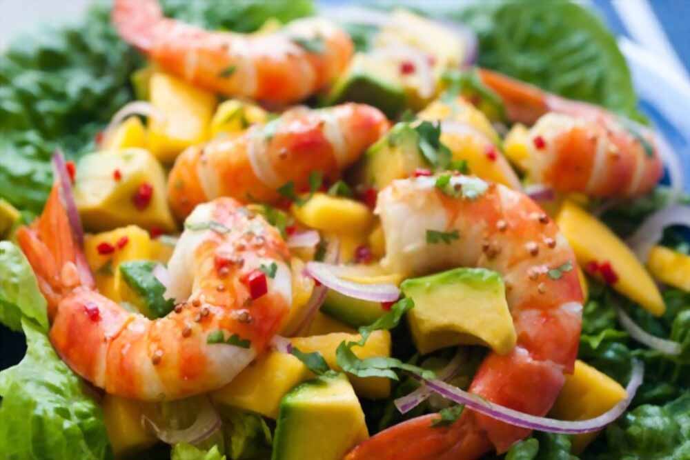 Shrimp Mango Avocado Salad