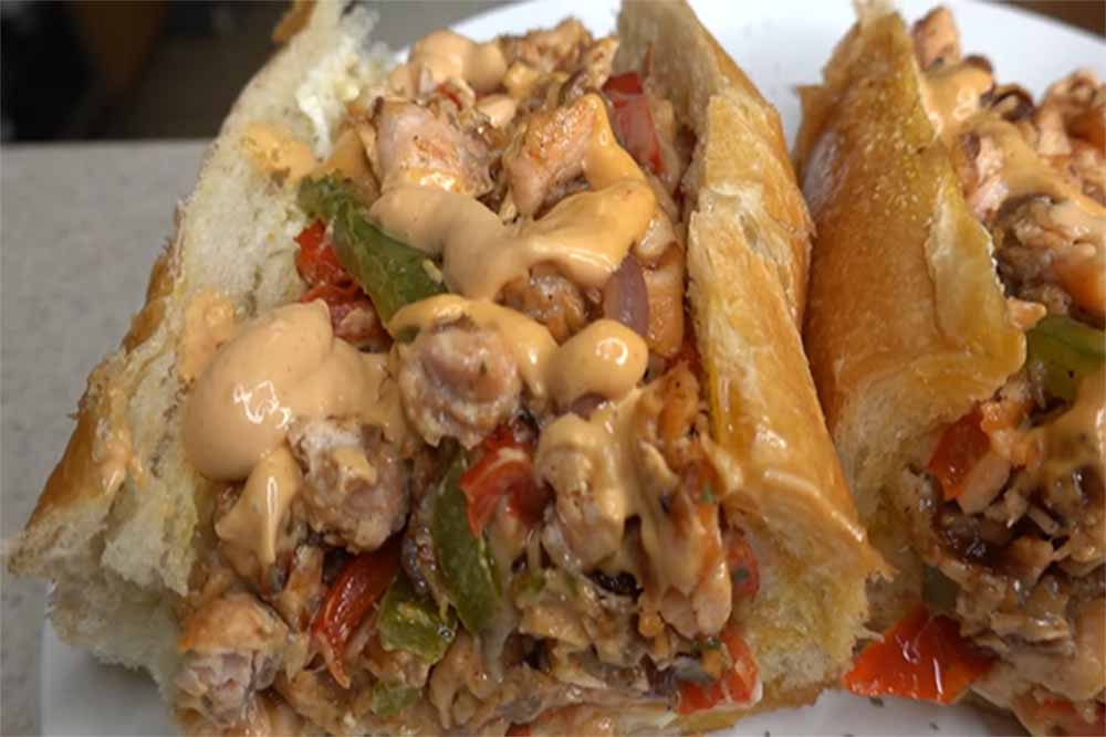 Salmon Cheesesteak Recipe