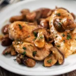 Chicken and Mushroom on Toast Recipe