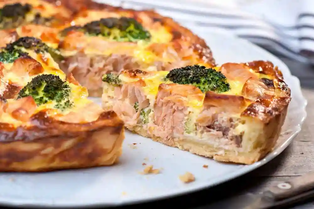 Mary Berry Salmon And Broccoli Quiche Recipe